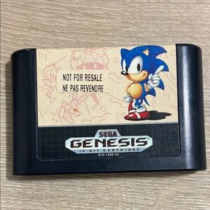 Sonic the Hedgehog (Sega Genesis, 1991) Not For Resale Cartridge Only